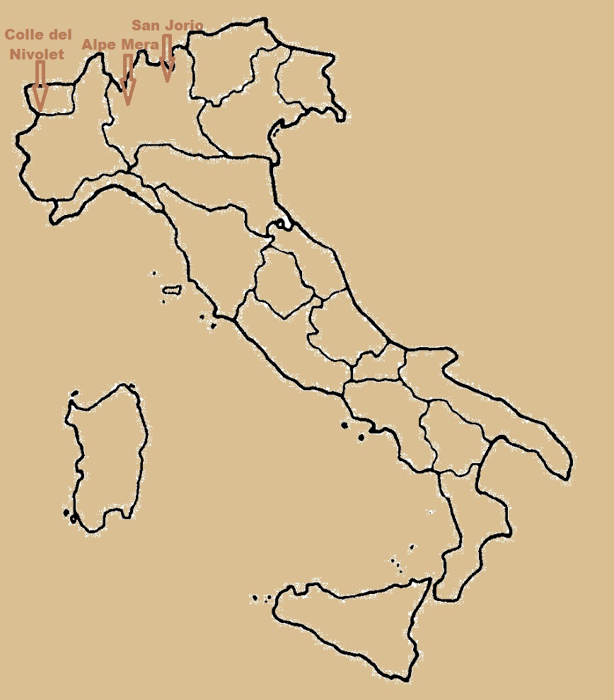 Cartine dell'Italia da Colorare